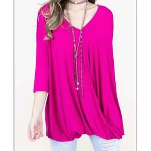 Draped up.. summer top. Wear with jeans etc